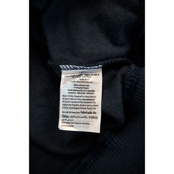 cotton:ON Women's Plus Sz 2XL Washed Navy Harry Potter Crew Licensed Sweatshirt - Picture 7 of 9